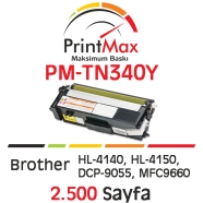 PRINTMAX PM-TN340Y PM-TN340Y 2500 Sayfa YELLOW MUADIL Lazer Yazıcılar / Faks ...