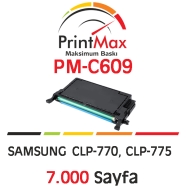 PRINTMAX PM-C609 PM-C609 7000 Sayfa CYAN MUADIL Lazer Yazıcılar / Faks Makine...