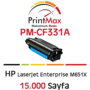 PRINTMAX PM-CF331A PM-CF331A 15000 Sayfa CYAN MUADIL Lazer Yazıcılar / Faks M...