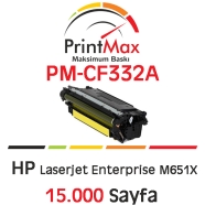 PRINTMAX PM-CF332A PM-CF332A	 15000 Sayfa YELLOW MUADIL Lazer Yazıcılar / Fak...