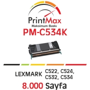 PRINTMAX PM-C534K PM-C534K 8000 Sayfa SİYAH MUADIL Lazer Yazıcılar / Faks Mak...