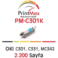 PRINTMAX PM-C301K PM-C301K 2200 Sayfa SİYAH MUADIL Lazer Yazıcılar / Faks Mak...