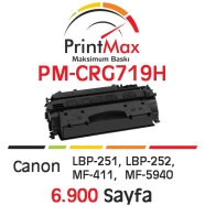 PRINTMAX PM-CRG719H PM-CRG719H 6900 Sayfa SİYAH MUADIL Lazer Yazıcılar / Faks...