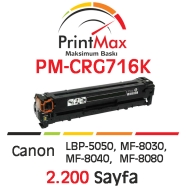 PRINTMAX PM-CRG716K PM-CRG716K 2200 Sayfa SİYAH MUADIL Lazer Yazıcılar / Faks...