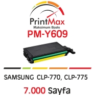 PRINTMAX PM-Y609 PM-Y609 7000 Sayfa YELLOW MUADIL Lazer Yazıcılar / Faks Maki...