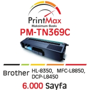 PRINTMAX PM-TN369C PM-TN369C 6000 Sayfa CYAN MUADIL Lazer Yazıcılar / Faks Ma...