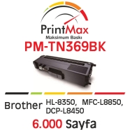 PRINTMAX PM-TN369BK PM-TN369BK 6000 Sayfa SİYAH MUADIL Lazer Yazıcılar / Faks...