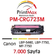PRINTMAX PM-CRG723M PM-CRG723M 7000 Sayfa MAGENTA MUADIL Lazer Yazıcılar / Fa...
