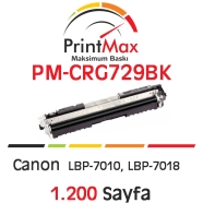 PRINTMAX PM-CRG729BK PM-CRG729BK 1200 Sayfa SİYAH MUADIL Lazer Yazıcılar / Fa...