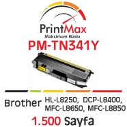 PRINTMAX PM-TN341Y PM-TN341Y 1500 Sayfa YELLOW MUADIL Lazer Yazıcılar / Faks ...