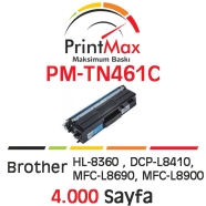PRINTMAX PM-TN461C PM-TN461C 4000 Sayfa CYAN MUADIL Lazer Yazıcılar / Faks Ma...
