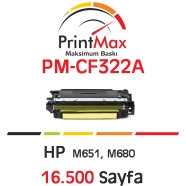 PRINTMAX PM-CF322A PM-CF322A 16500 Sayfa YELLOW MUADIL Lazer Yazıcılar / Faks...