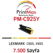 PRINTMAX PM-C925Y PM-C925Y 7500 Sayfa YELLOW MUADIL Lazer Yazıcılar / Faks Ma...