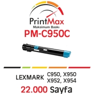 PRINTMAX PM-C950C PM-C950C 22000 Sayfa CYAN MUADIL Lazer Yazıcılar / Faks Mak...