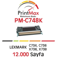 PRINTMAX PM-C748K PM-C748K 12000 Sayfa SİYAH MUADIL Lazer Yazıcılar / Faks Ma...