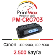 PRINTMAX PM-CRG703 PM-CRG703 29000 Sayfa SİYAH MUADIL Lazer Yazıcılar / Faks ...