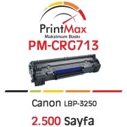 PRINTMAX PM-CRG713 PM-CRG713 2500 Sayfa SİYAH MUADIL Lazer Yazıcılar / Faks M...