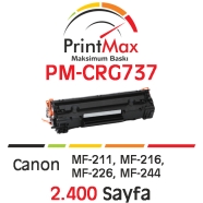 PRINTMAX PM-CRG737 PM-CRG737 2400 Sayfa SİYAH MUADIL Lazer Yazıcılar / Faks M...