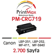 PRINTMAX PM-CRG719 PM-CRG719 2700 Sayfa SİYAH MUADIL Lazer Yazıcılar / Faks M...