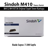 SİNDOH M410T5K M410T5K 7500 Sayfa BLACK ORIJINAL Lazer Yazıcılar / Faks Makin...