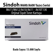 SİNDOH A610T13K A610T13K 13000 Sayfa BLACK ORIJINAL Lazer Yazıcılar / Faks Ma...