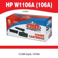 EMSTAR E-HPW1106 HP W1106A (106A) 1000 Sayfa BLACK MUADIL Lazer Yazıcılar / F...