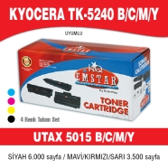 EMSTAR E-UPK5015 B/C/M/Y UTAX PK-5015 B/C/M/Y 4000 Sayfa BLACK MUADIL Lazer Y...