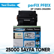 PERFIX PERFIX PF81X PF81X 25000 Sayfa SİYAH MUADIL Lazer Yazıcılar / Faks Mak...