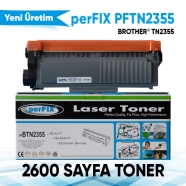 PERFIX PERFIX PFTN2355 PFTN2355 2600 Sayfa BLACK MUADIL Lazer Yazıcılar / Fak...