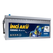 İNCİ ( 1014064 ) 12 V 150 Ah C20 FORMUL A TAURUS SULU Akü