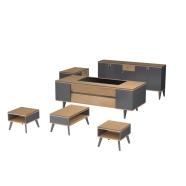 TIFFANY PRAG TTYK 2063 6'lı Masa Takımı