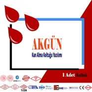 AKGÜN AKGÜN-KANS_1 AKGÜN-KANS_1 Kan Alma Bilgi Sistemi Yazılımı (1 adet Kan A...