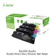 I-AICON C-TK865-KCMY-4COLORSET KYOCERA TK-865 56000 Sayfa 4 RENK ( MAVİ,SİYAH...