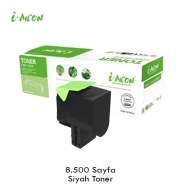 I-AICON C-LEX-78C5XK0 LEXMARK 78C5XK0 8500 Sayfa BLACK MUADIL Lazer Yazıcılar...