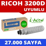 I-AICON C-R-3200D RICOH 3200D 27000 Sayfa BLACK MUADIL Lazer Yazıcılar / Faks...