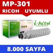 I-AICON C-R-MP301 RICOH MP-301 8000 Sayfa BLACK MUADIL Lazer Yazıcılar / Faks...