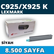 KOPYA COPIA YM-C925/X925K LEXMARK C925/X925 8500 Sayfa BLACK MUADIL Lazer Yaz...