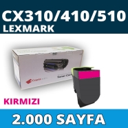 KOPYA COPIA YM-80C8SM0 LEXMARK 80C8SM0 2000 Sayfa MAGENTA MUADIL Lazer Yazıcı...