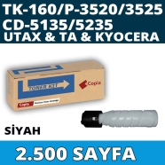 KOPYA COPIA YM-TK160 KYOCERA TK-160 2500 Sayfa BLACK MUADIL Lazer Yazıcılar /...