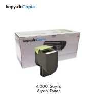 KOPYA COPIA YM-70C8HK0 LEXMARK 70C8HK0 4000 Sayfa BLACK MUADIL Lazer Yazıcıla...