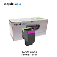 KOPYA COPIA YM-70C8HM0 LEXMARK 70C8HM0 3000 Sayfa MAGENTA MUADIL Lazer Yazıcı...