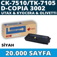 KOPYA COPIA YM-CK7510 UTAX TRIUMPH ADLER TA CK-7510 20000 Sayfa BLACK MUADIL ...
