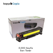 KOPYA COPIA YM-CF412X HP CF412X/CRG046H 5000 Sayfa YELLOW MUADIL Lazer Yazıcı...