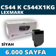 KOPYA COPIA YM-C544K LEXMARK C544X1KG 6000 Sayfa BLACK MUADIL Lazer Yazıcılar...