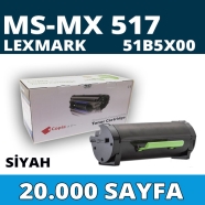 KOPYA COPIA YM-51B5X00 LEXMARK 51B5X00 20000 Sayfa BLACK MUADIL Lazer Yazıcıl...