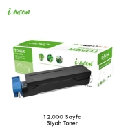 I-AICON C-ES4132 OKI 45807116 12000 Sayfa BLACK MUADIL Lazer Yazıcılar / Faks...