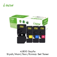 I-AICON C-K-TK5220-4 COLOR SET-COMBO PACK KYOCERA TK-5220 4800 Sayfa 4 RENK (...