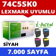 I-AICON C-LEX-74C5SK0 LEXMARK 74C5SK0 7000 Sayfa BLACK MUADIL Lazer Yazıcılar...
