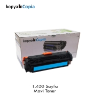 KOPYA COPIA YM-CB541A HP CB541A/CE321A/CF211A 1400 Sayfa CYAN MUADIL Lazer Ya...