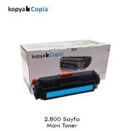 KOPYA COPIA YM-CC531A HP CC531A/CE411A/CF381A/CRG718 2800 Sayfa CYAN MUADIL L...